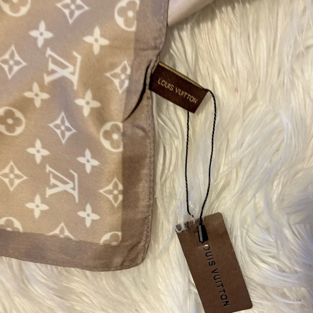 My Neverfull Shawl 35x35 inch luxury vibes Silky scarf LOUIS VUlTTON‼️LAST ONE